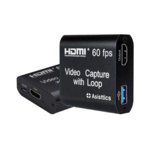 Capturadora De Video With Loop 1080p 60 FPS Streaming HDMI