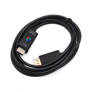 Cable DisplayPort A HDMI 4K Adaptador Display Port DP A HDMI Dorado