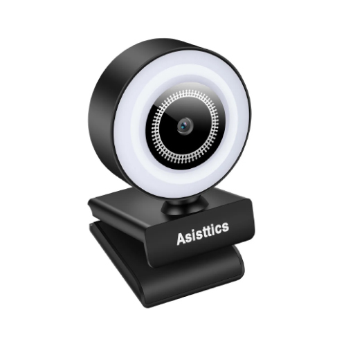 Webcam 1080p Aro Led Asisttics